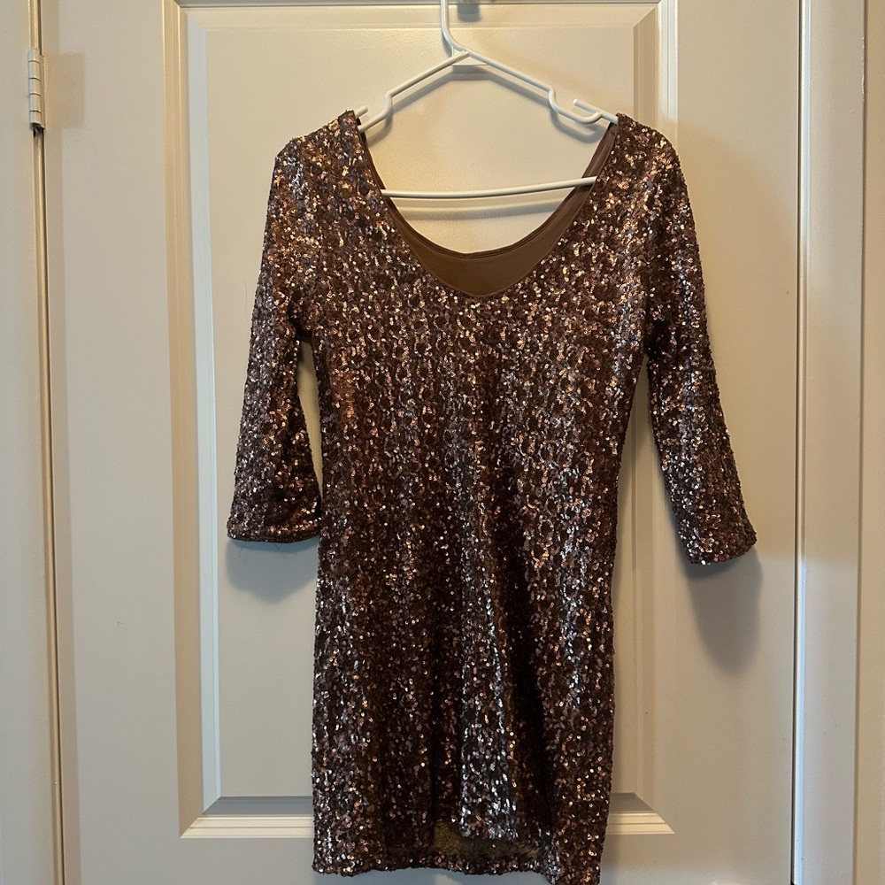 Sequin mini dress